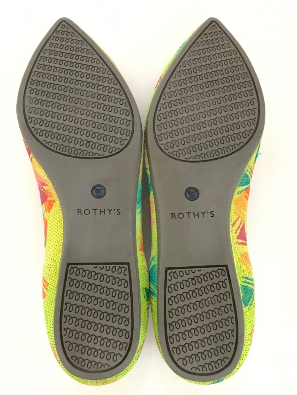 ROTHY’S Custom Colorful The Point Women’s Pointed Toe Flat Size 8.5 - Picture 14 of 16